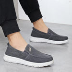 MEN'S ELASTIC SLIP-ON CANVAS SHOES 13142375S