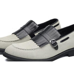 MEN'S TASSEL DESIGN WEDDING CASUAL LEATHER SHOES 70972869YL