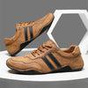 MEN'S LACE UP OUTDOOR CASUAL LEATHER SHOES 21273855YL