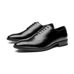 MEN'S ENGRAVED BROGUE OFFICE DERBY SHOES 50457896S