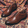 MEN'S RETRO BUSINESS LACE-UP OXFORD SHOES 16716285S