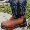 MEN'S CONTRASTING RETRO COWBOY BOOTS 22132562YL