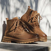 MEN'S THICK SOLE CASUAL LACE-UP WORKER STYLE BOOTS 27138749S