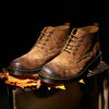 MEN'S CASUAL NUBUCK LEATHER LACE UP BOOTS 64191329S