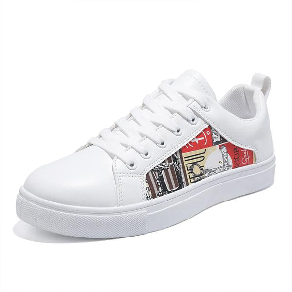 MEN'S STYLISH PRINTED CASUAL LOW-TOP SNEAKERS 59097379S