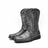 MEN'S RETRO SOLID COLOR EMBROIDERED WESTERN COWBOY BOOTS 91678757YL