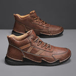 MEN'S CASUAL WARM PLUSH MOUNTAINEERING SNEAKERS 38285890S