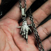 MEN'S HALLOWEEN CROSS PENDANT NECKLACE 40479605YL