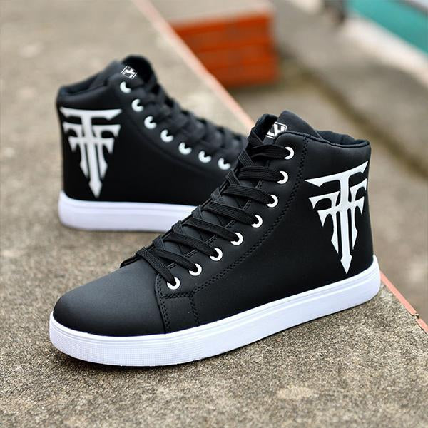 MEN'S CASUAL LACE-UP HIGH-TOP SNEAKERS 01118104S