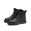 MEN'S COMFORTABLE FAUX FUR OUTDOOR LACE UP BOOTS 86143505YL