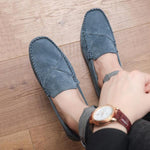 MEN'S PATCHWORK CASUAL VERSATILE SLIP-ON BEANIE SHOES 66683209S