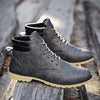 MEN'S CASUAL WORKWEAR STYLE LACE-UP BOOTS 77168033S