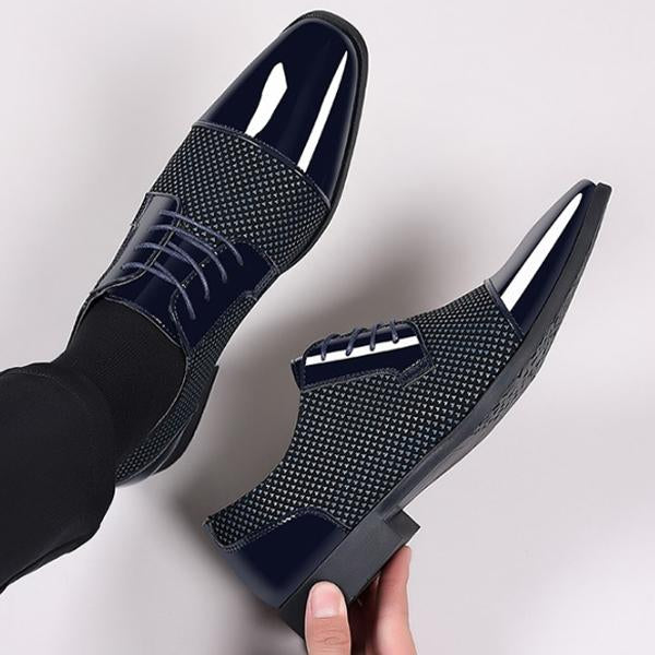 MEN'S BUSINESS POINTED TOE GROOM DRESS SHOES 66239026S