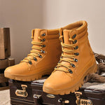 MEN'S SIDE ZIPPER WATERPROOF OUTDOOR WORK BOOTS 09418146YL