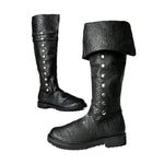 MEN'S RETRO MEDIEVAL LEATHER BOOTS 95622548YL