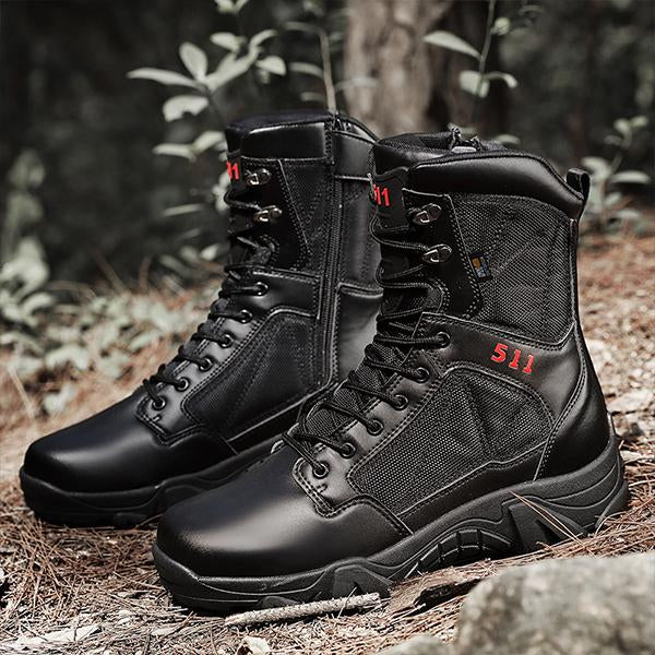 MEN'S CASUAL SIDE ZIPPER WATERPROOF OUTDOOR BOOTS 24754039S