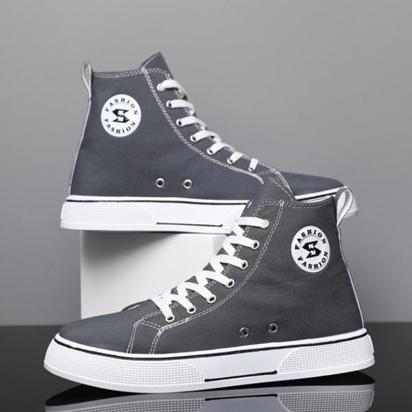 MEN'S VERSATILE CASUAL HIGH-TOP CANVAS SHOES 53949290S