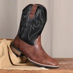 MEN'S WESTERN EMBROIDERED COWBOY BOOTS 56317945YL