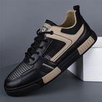 MEN'S LACE-UP BREATHABLE CASUAL MESH SHOES 46790097YL