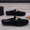 MEN’S SLIPPERS SLIP-ON LOAFERS CASUAL HALF LOAFERS SHOES 92879781YL