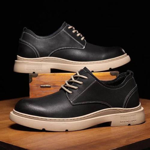 MEN'S WORK STYLE CASUAL LACE-UP BUSINESS SHOES 89942741S