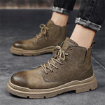 MEN'S CASUAL HIGH TOP LACE-UP BOOTS 62757819YL