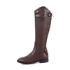 MEN'S RETRO BACK ZIP KNEE-HIGH EQUESTRIAN  BOOTS 75864943S