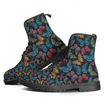 MEN'S CASUAL EASTER SKULL PATTERN LACE-UP BOOTS 60866985S