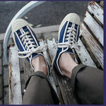 MEN'S CASUAL AND VINTAGE VULCANIZED SHOES DECK SHOES 02883554YL