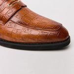 MEN'S STYLISH STONE PATTERN ELEGANT DRESS SHOES 98464768S