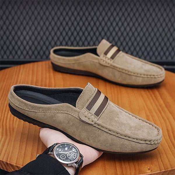 MEN’S SLIPPERS SLIP-ON LOAFERS CASUAL HALF LOAFERS SHOES 92879781YL