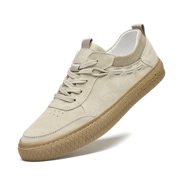 MEN'S RETRO LOW-TOP NUBUCK LEATHER SNEAKERS 56639711S