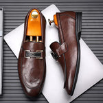 MEN'S RETRO WEDDING LEATHER SHOES 87391771YL