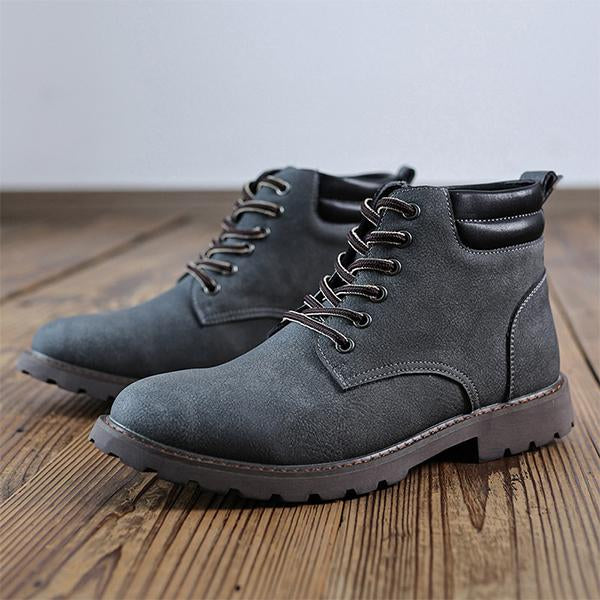 MEN'S CASUAL RETRO LACE UP BOOTS 05923163YL