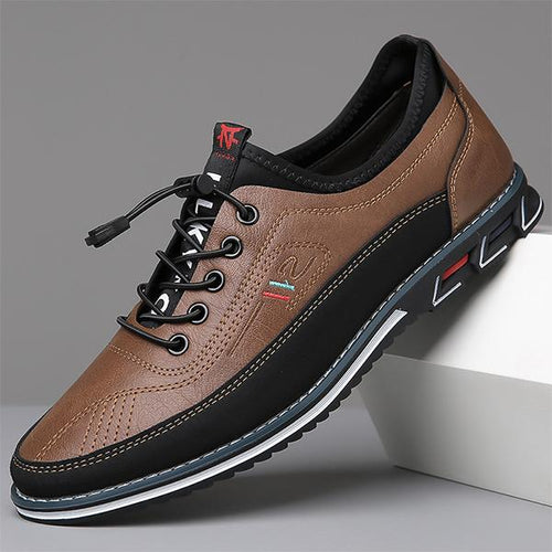 MEN'S CASUAL CONTRAST COLOR EMBROIDERY CASUAL SHOES 26654633S