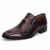 MEN'S PLAID LEATHER WEDDING SHOES 04189047YL