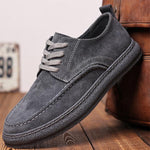 MEN'S LOW-CUT SUEDE THICK-SOLED SNEAKERS 83291280S