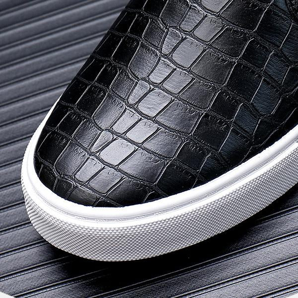 MEN'S CASUAL STONE PATTERN SLIP-ON SHOES 13911652S