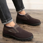 MEN'S CASUAL WARM PLUSH SLIP-ON COTTON SHOES 28175313S