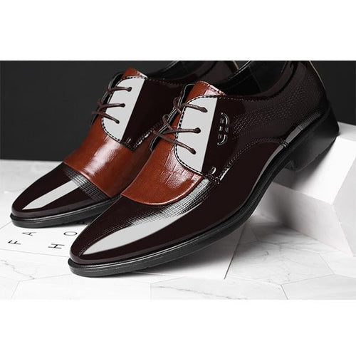 MEN'S ELEGANT WEDDING  LEATHER SHOES 01584050YL