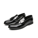 MEN'S BUSINESS RETRO FORMAL LEATHER SHOES 06436596YL