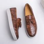 MEN'S STONE PATTERN SLIP-ON CASUAL SHOES 11449658S