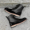 MEN'S RETRO STITCHING WORKWEAR STYLE LACE-UP BOOTS 81944525S