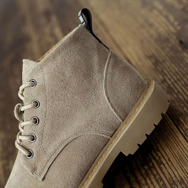 MEN'S CASUAL SUEDE NON-SLIP LACE-UP BOOTS 42308135S