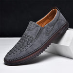 MEN'S FLAT HAND-SEWN SLIP-ON CASUAL SHOES 89090104S