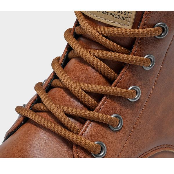 MEN'S ROUND TOE RETRO CASUAL LACE UP BOOTS 30874284YL