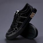 MEN'S STYLISH BREATHABLE LACE-UP CANVAS SHOES 60070241S