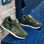 MEN'S STYLISH CANVAS CAMOUFLAGE RUNNING SNEAKERS 75648816S