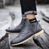 MEN'S CASUAL WORKWEAR STYLE LACE-UP BOOTS 77168033S