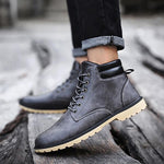 MEN'S CASUAL WORKWEAR STYLE LACE-UP BOOTS 77168033S